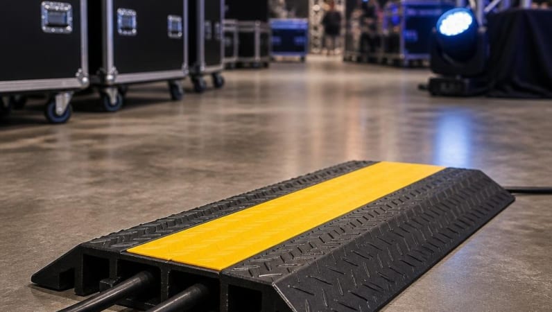 When Should You Use a Two-Channel Cable Protector Ramp?