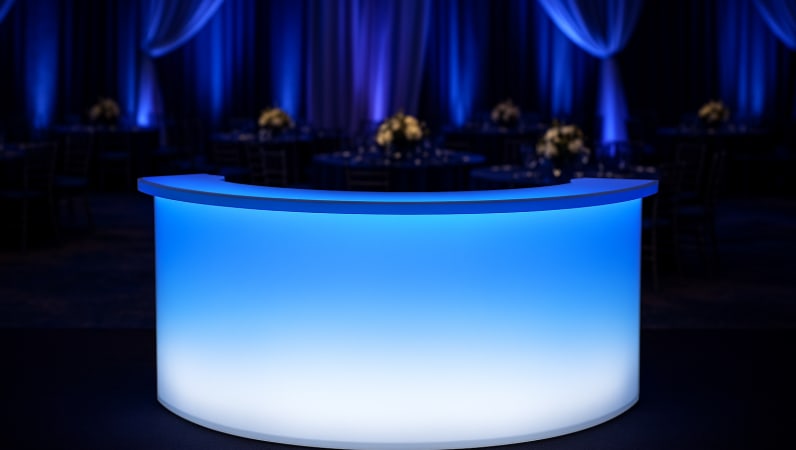 Rent LED Lit Curved Bar Rental Tips for Hosting Unforgettable Kanata Events in Kanata at Cody Party Rentals Ottawa LED Lit Curved Bar Rental Tips for Hosting Unforgettable Kanata Events for rent in Kanata – RentAnythingStore