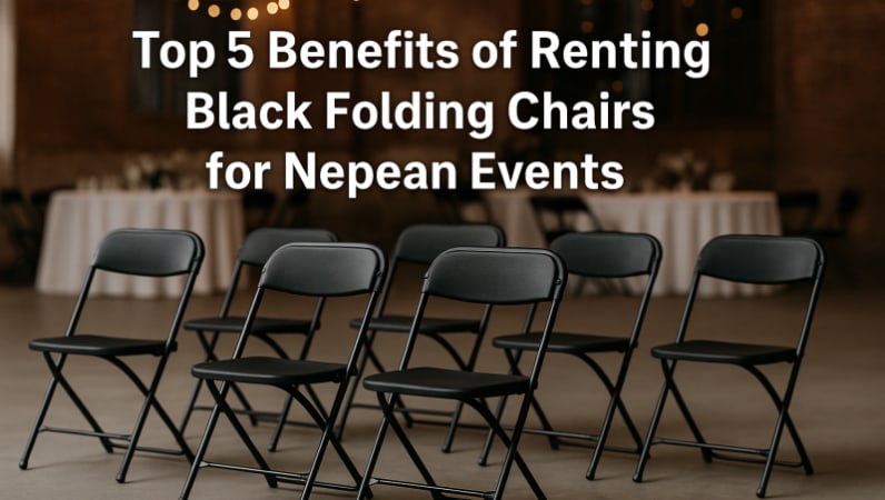 Rent Top 5 Benefits of Renting Black Folding Chairs for Nepean Events in Nepean at Lise’s Barhaven Rental Store Top 5 Benefits of Renting Black Folding Chairs for Nepean Events for rent in Nepean – RentAnythingStore