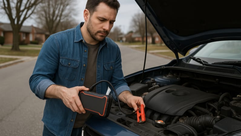 Rent How to Use a Portable Jump Starter for Emergencies in Kanata in Kanata at Cody Party Rentals Ottawa How to Use a Portable Jump Starter for Emergencies in Kanata for rent in Kanata – RentAnythingStore