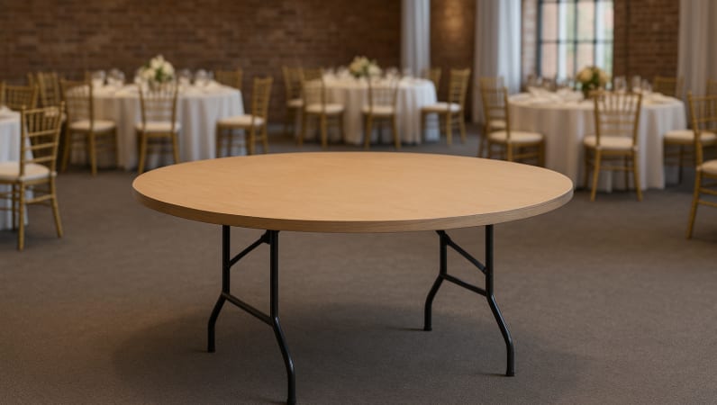 Rent How to Choose the Perfect 60" Round Table for Events in Orléans in Orléans at Chez Party World Rentals How to Choose the Perfect 60" Round Table for Events in Orléans for rent in Orléans – RentAnythingStore