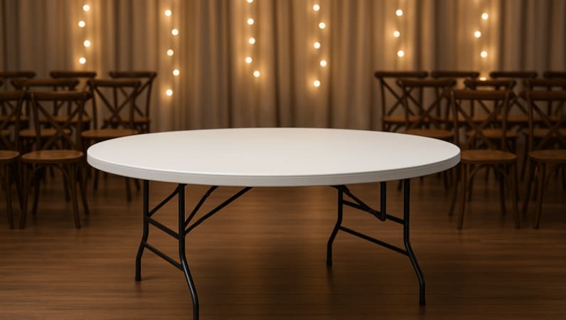 Rent Top Reasons to Rent a 72" Round Table for Your Next Gathering in Orléans at Chez Party World Rentals Top Reasons to Rent a 72" Round Table for Your Next Gathering for rent in Orléans – RentAnythingStore