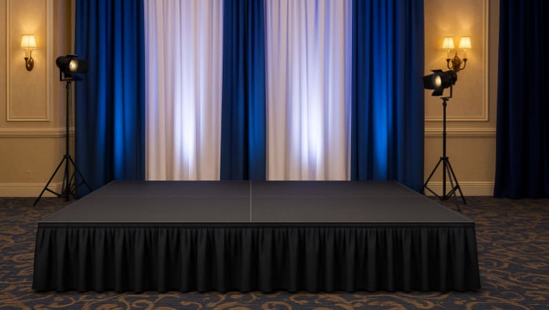 Rent Top Event Planning Tips: Renting Stage Skirting in Orléans in Orléans at Chez Party World Rentals Top Event Planning Tips: Renting Stage Skirting in Orléans for rent in Orléans – RentAnythingStore