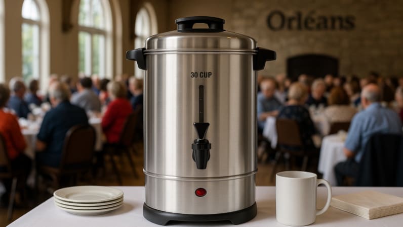 Rent How to Host Large Gatherings with a 30-Cup Coffee Urn in Orléans in Orléans at Chez Party World Rentals How to Host Large Gatherings with a 30-Cup Coffee Urn in Orléans for rent in Orléans – RentAnythingStore