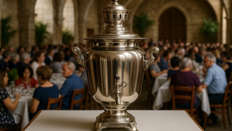 How to Host a Large Gathering in Orléans with a Deluxe Samovar for rent in Orléans – RentAnythingStore