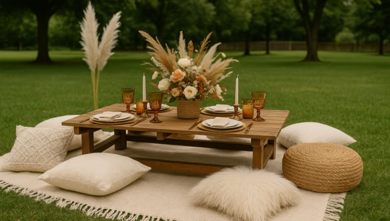 Rent The Ultimate Guide to Boho Picnic Table Rentals for Nepean Parties in Nepean on RentAnythingStore The Ultimate Guide to Boho Picnic Table Rentals for Nepean Parties for rent in Nepean – RentAnythingStore