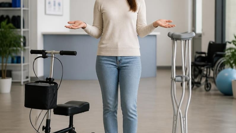 Rent Knee Walker vs Crutches: Which Mobility Aid Should You Rent? in Orléans on RentAnythingStore Knee Walker vs Crutches: Which Mobility Aid Should You Rent? for rent in Orléans – RentAnythingStore