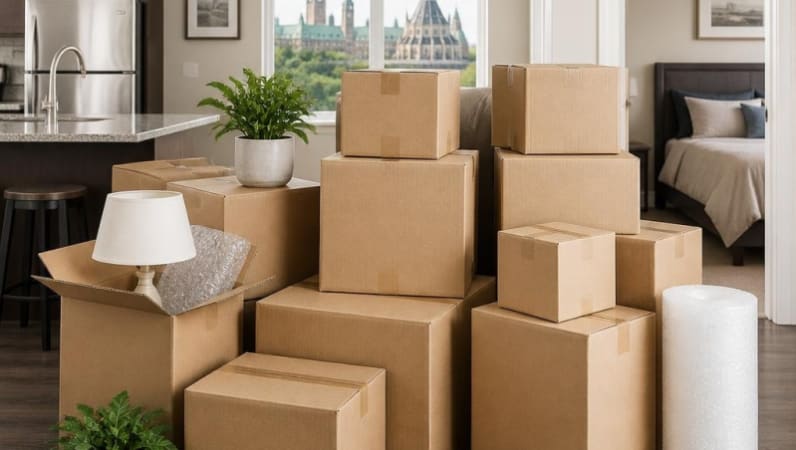 How Many Moving Boxes Do You Need for a 2 Bedroom Apartment in Ottawa? for rent in Ottawa, Canada – RentAnythingStore