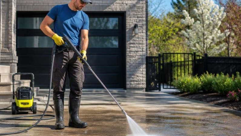How to Pressure Wash Your Driveway in Orléans Safely for rent in Orléans – RentAnythingStore