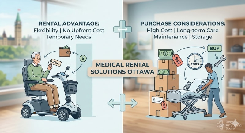 Comparing Purchase vs. Rental of Medical Devices in Ottawa for rent in Ottawa – RentAnythingStore