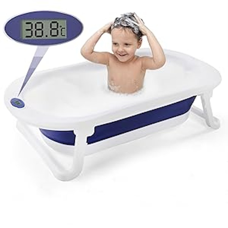 4-in-1 Foldable Baby Bathtub,collapsible Baby Tub