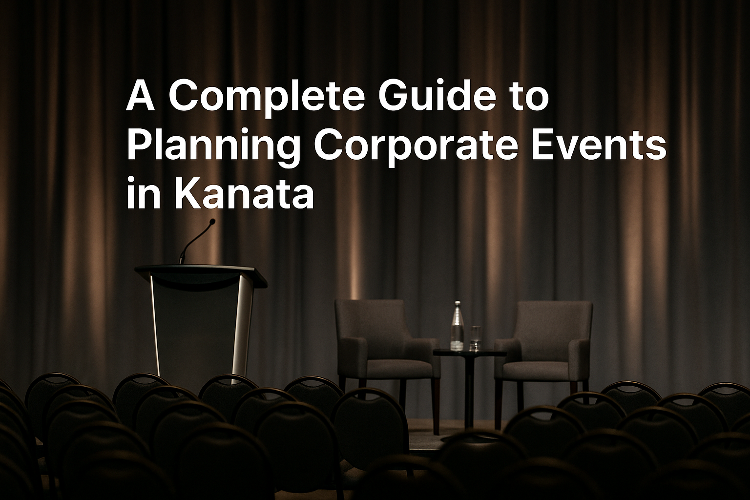A Complete Guide to Planning Corporate Events in Kanata