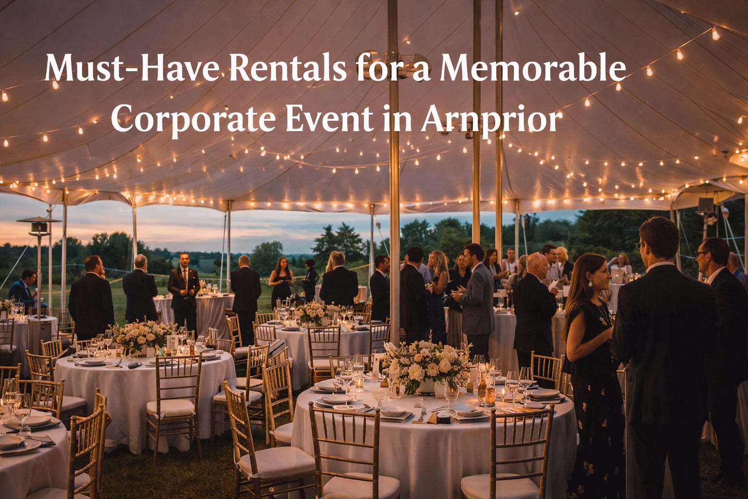 Must-Have Rentals for a Memorable Corporate Event in Arnprior