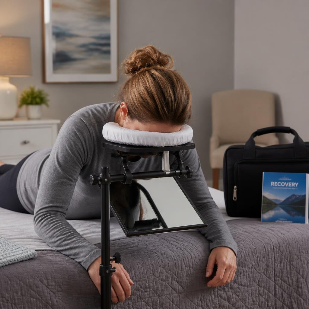 Vitrectomy Recovery Positioning Tips Using a Face-Down Mirror Rental