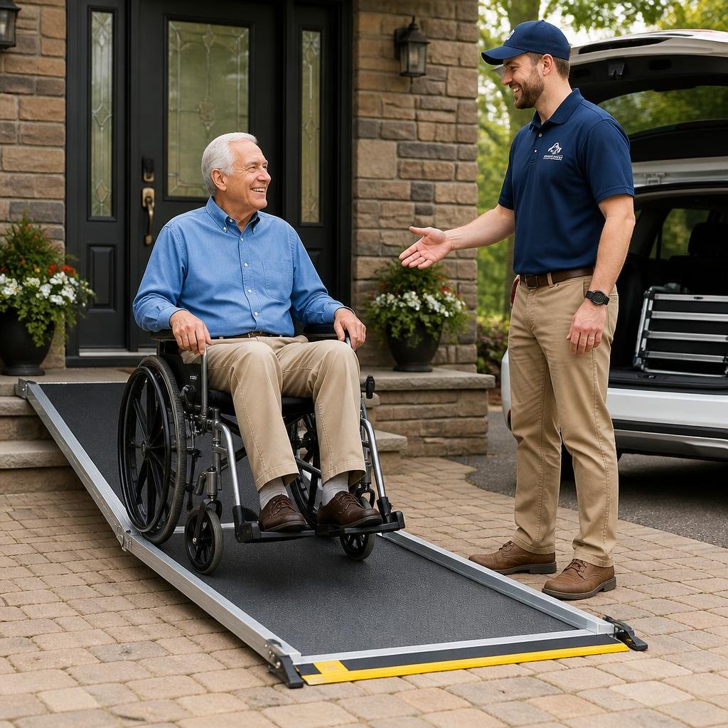 How to Rent a Portable Wheelchair Entry Ramp in Kemptville