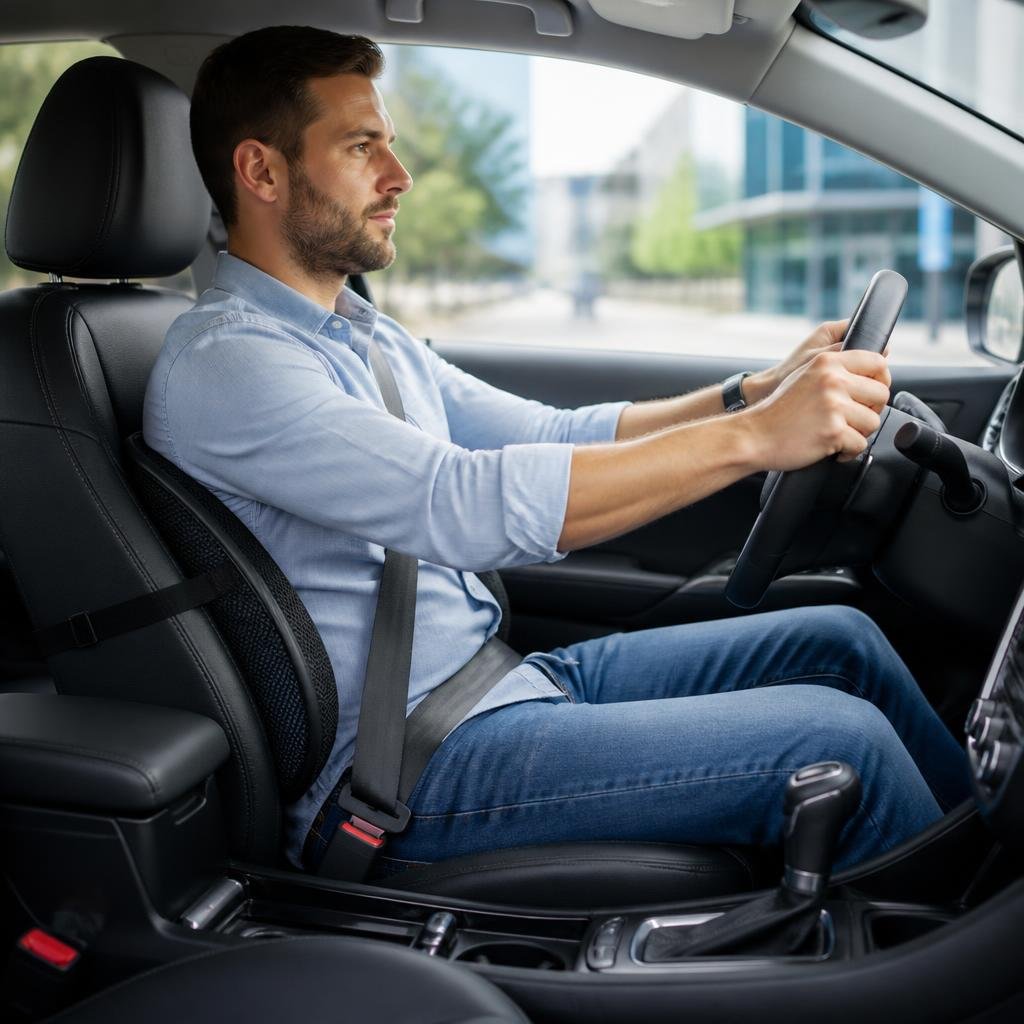 Best Ways to Use a Back Support Cushion While Driving