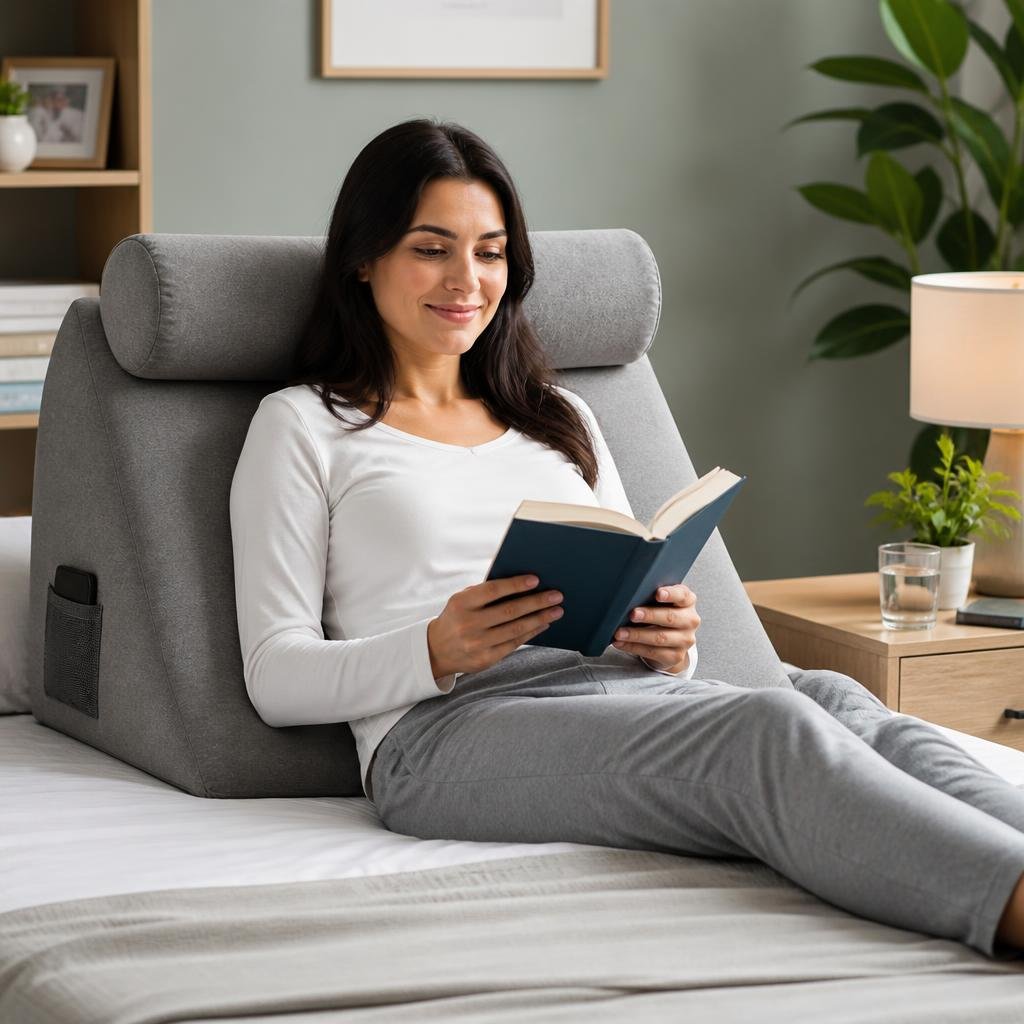 Renting a Bed Backrest Wedge for Recovery or Reading Comfort