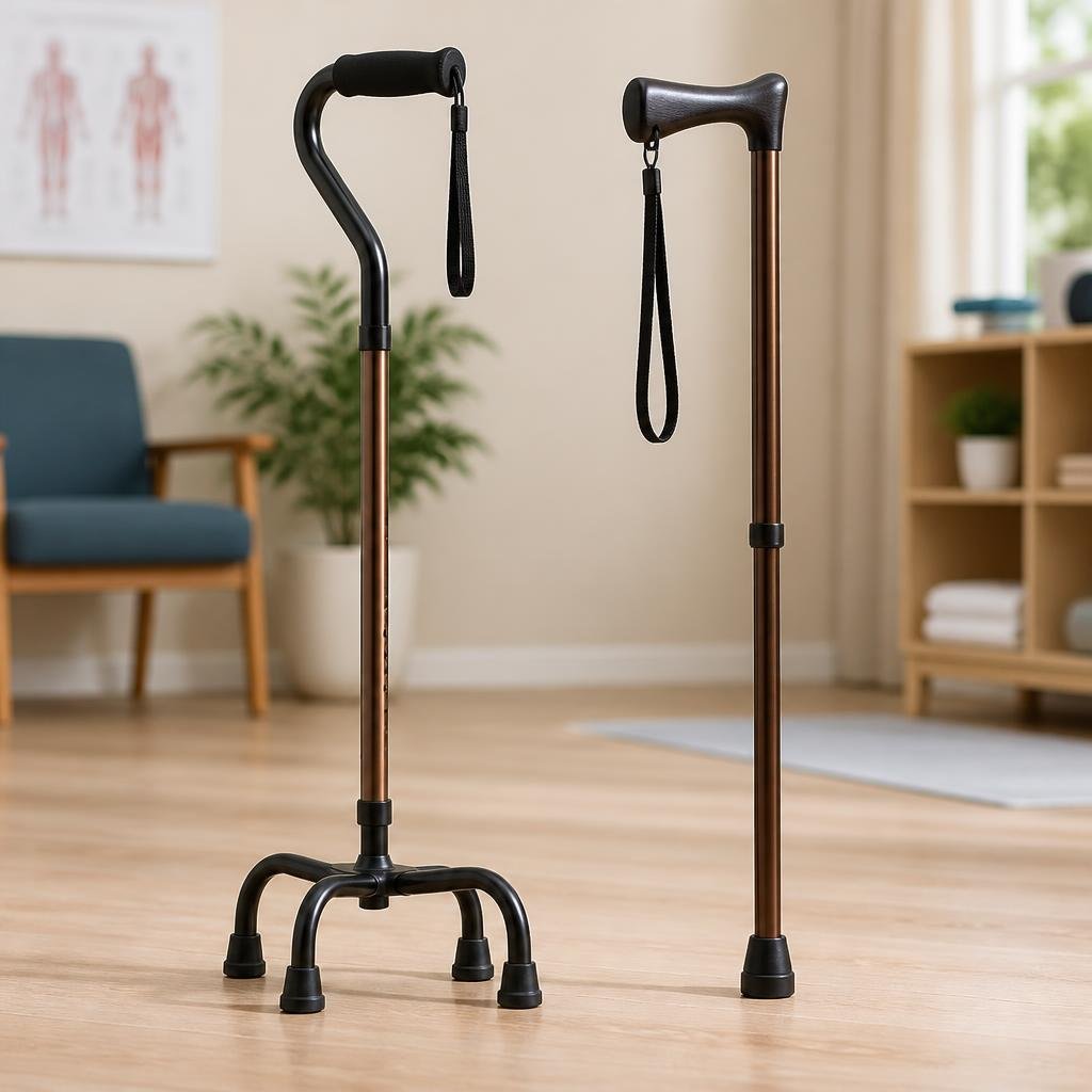 Quad Cane vs Standard Cane: Which Should You Rent?
