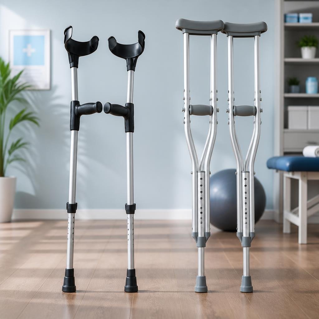 Forearm Crutches vs. Standard Crutches: Which Rental Fits Your Recovery?