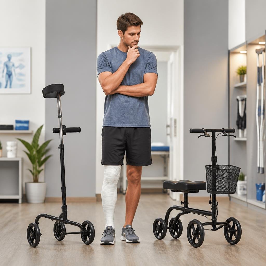 iWALK Knee Crutch vs. Knee Scooter: Which Rental Is Right for Recovery?