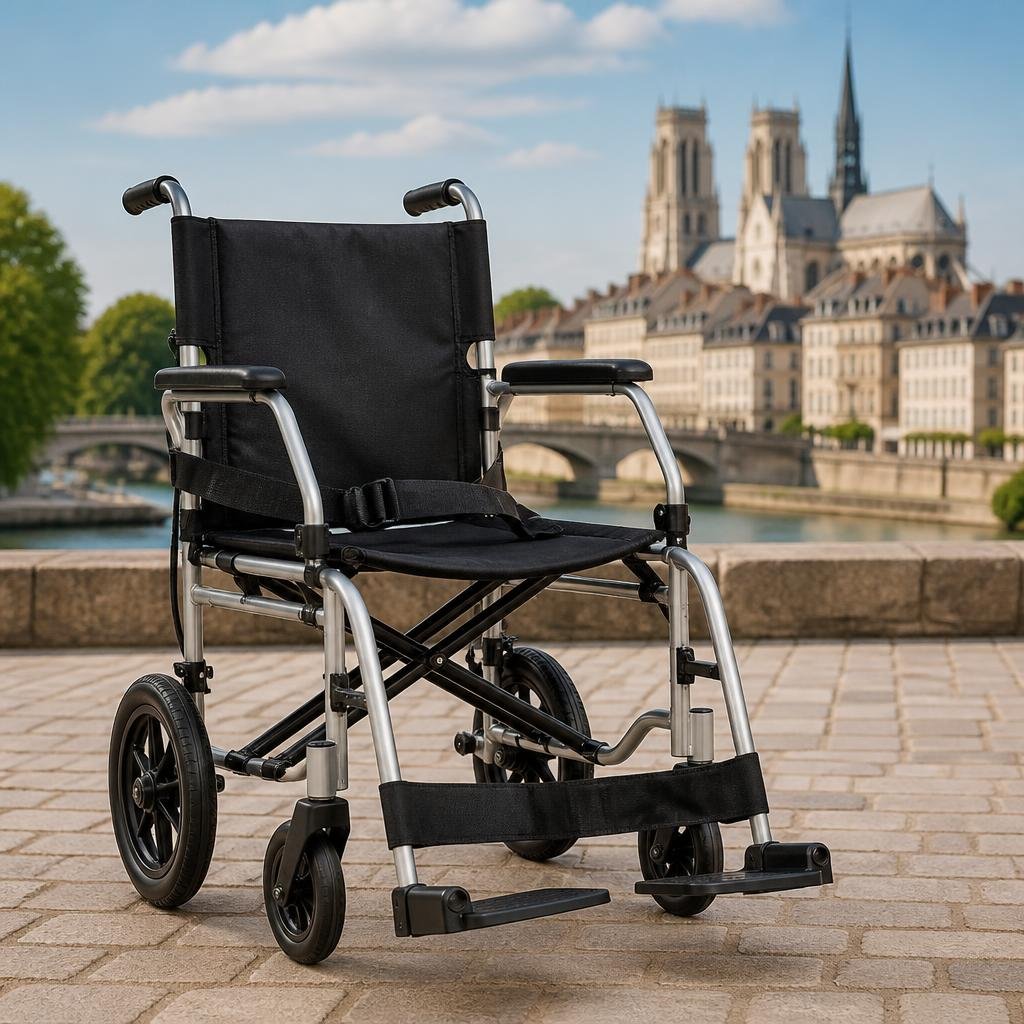 Where to Rent a Lightweight Folding Transport Wheelchair in Orléans
