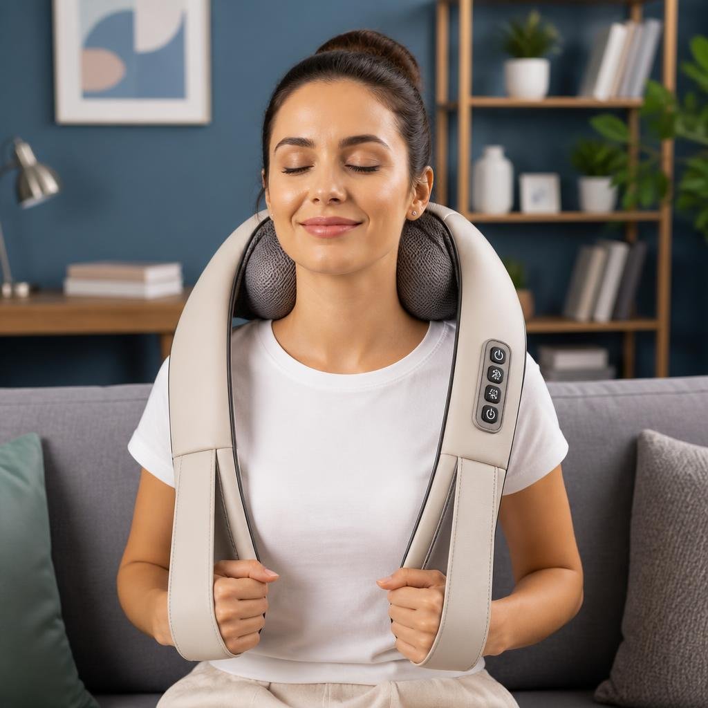 How to Use a Shiatsu Neck Massager Safely at Home