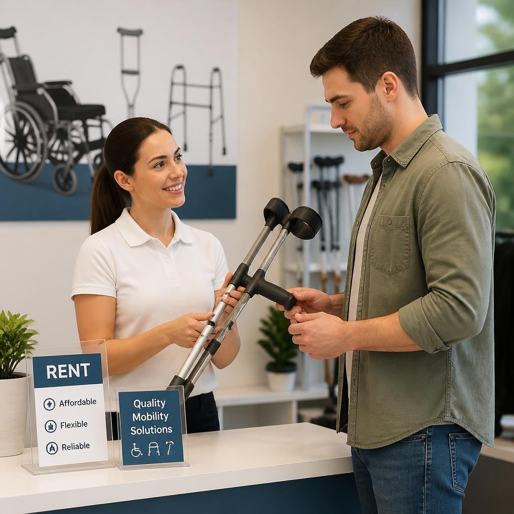 Should You Rent Foldable Crutches for Short-Term Mobility Support?
