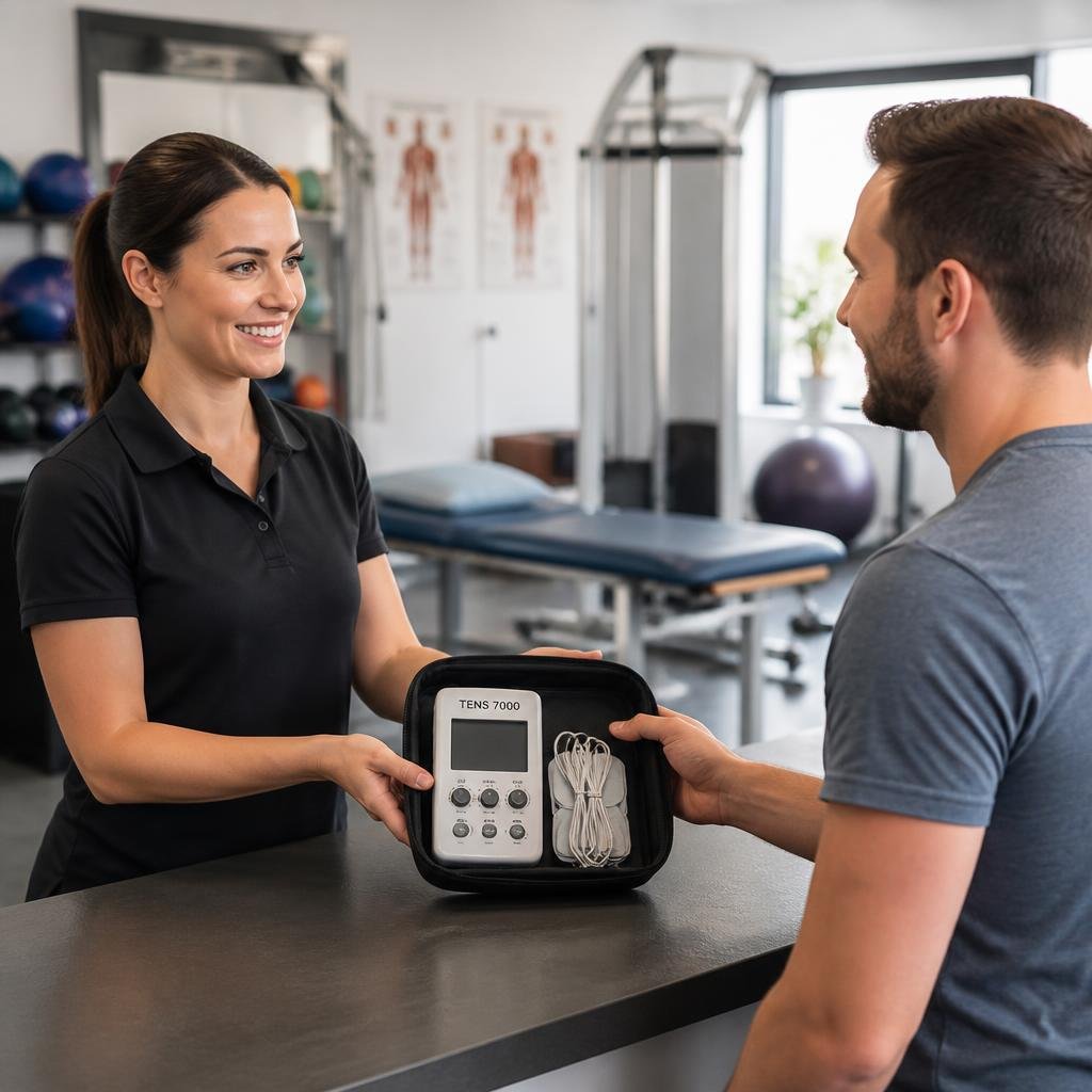Renting a TENS 7000 Machine After Physiotherapy in Orléans