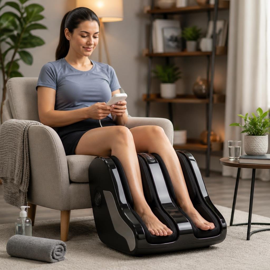 How to Use a Calf and Foot Massager Safely at Home