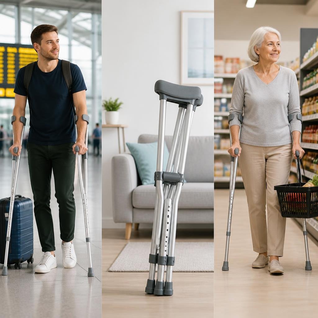 Foldable Crutches Rental Guide for Travel, Recovery, and Daily Errands