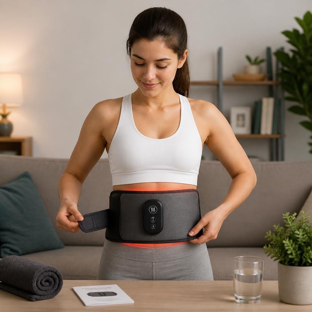 How to Use a Heated Waist Belt Massager Safely at Home