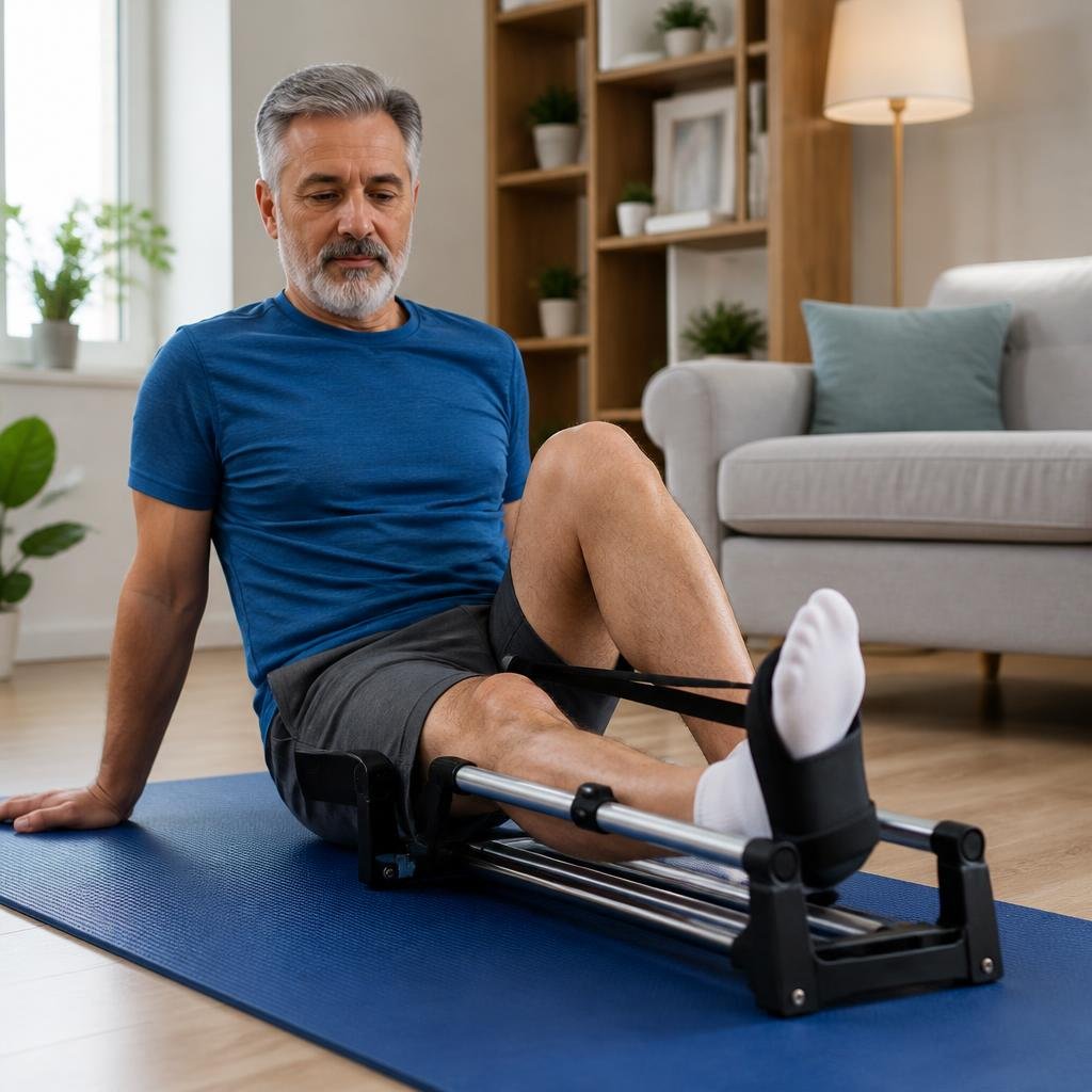 Knee Rehab at Home: When a Stretcher Exercise Aid Helps