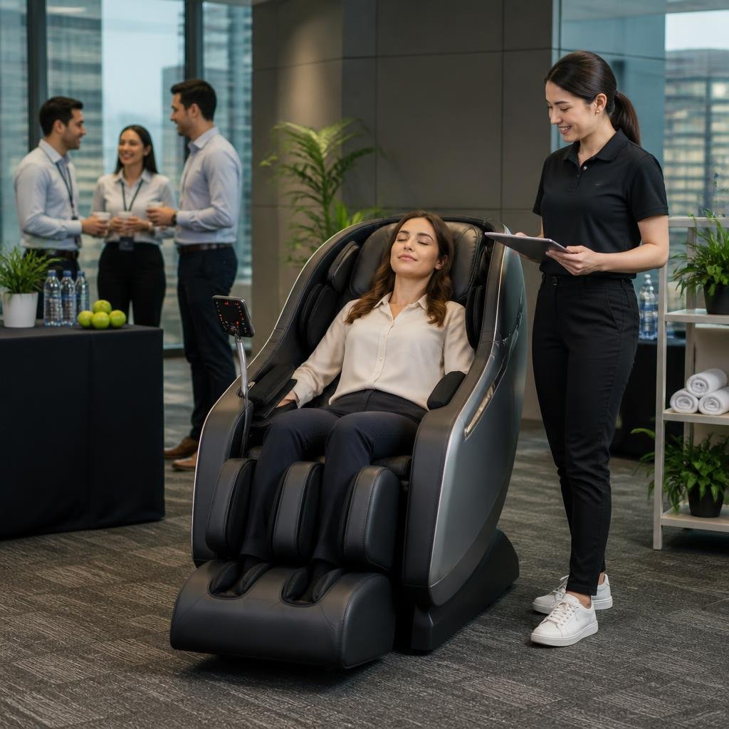 Should You Rent a Massage Chair for Corporate Wellness Days