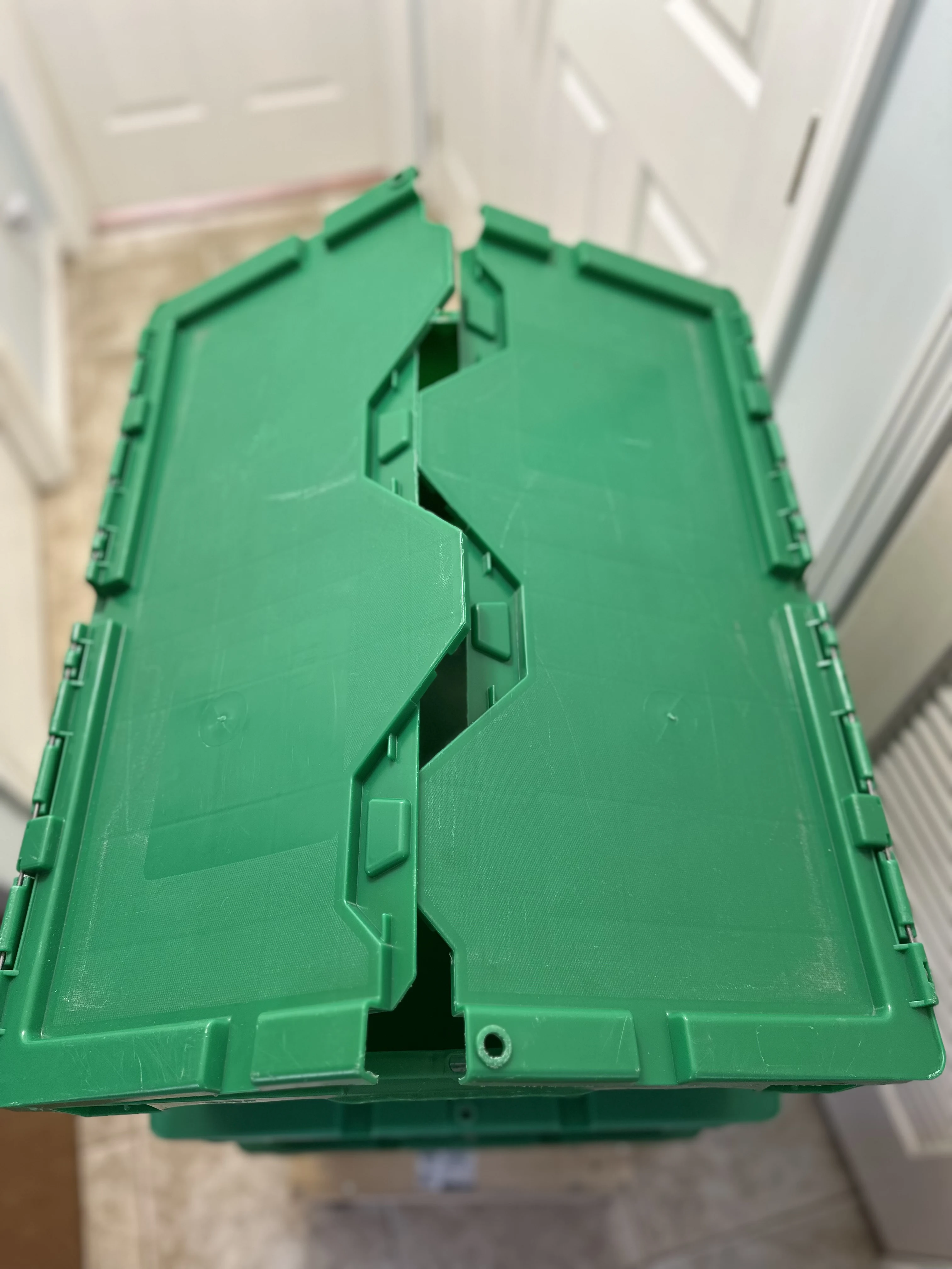 Green moving box lids from Ottawa Box Rental in Greely on RAS rental marketplace