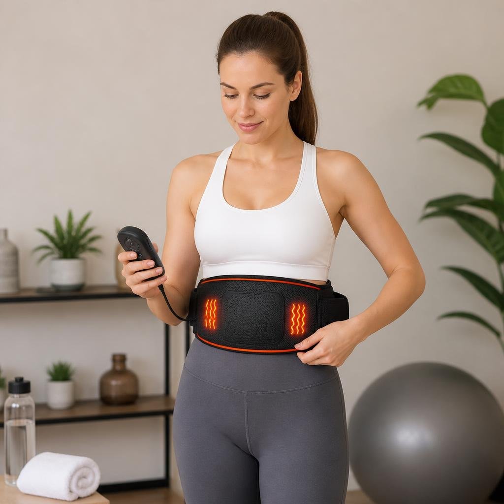 How to Use a Heated Vibration Waist Belt Wrap Safely