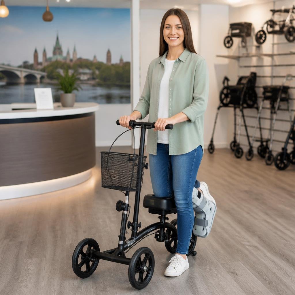 How to Rent a Knee Walker Scooter in Kanata After Surgery