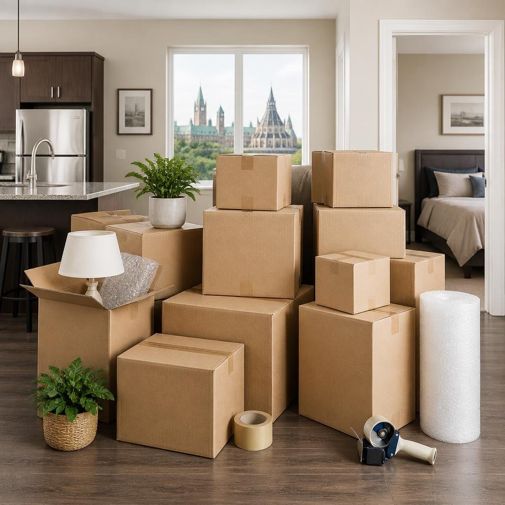 How Many Moving Boxes Do You Need for a 2 Bedroom Apartment in Ottawa?