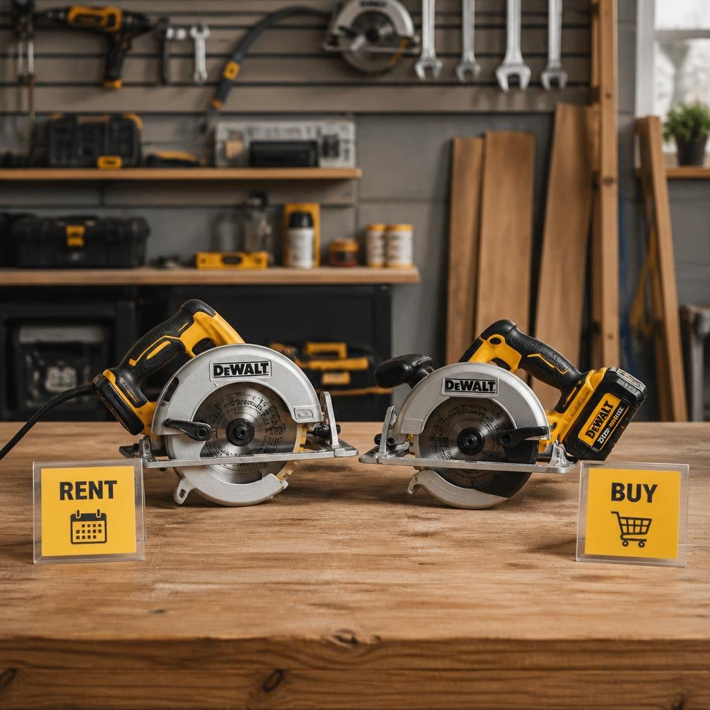 Renting vs Buying a DEWALT Circular Saw for Home Repairs