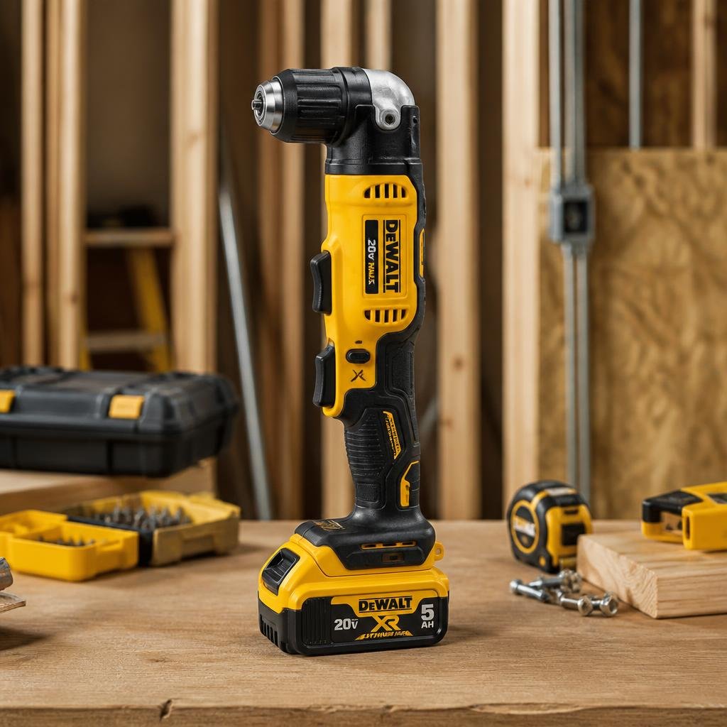 When to Use a DeWalt 20V Right Angle Drill