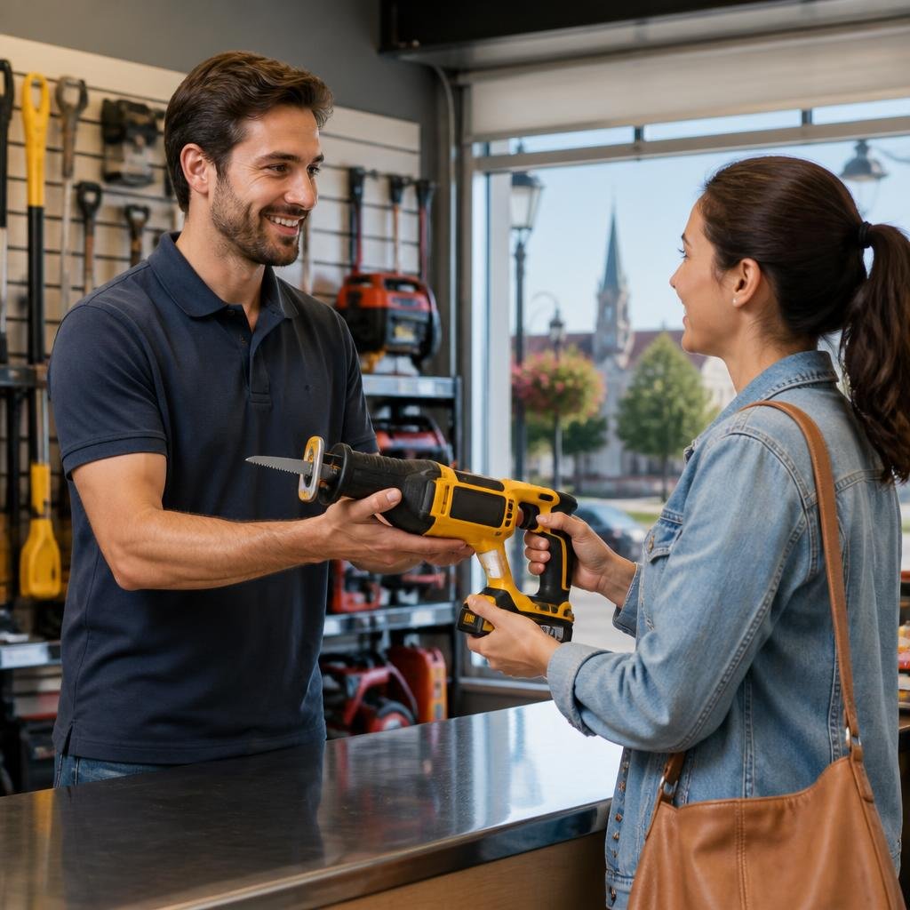 How to Rent a Cordless Reciprocating Saw in Orléans