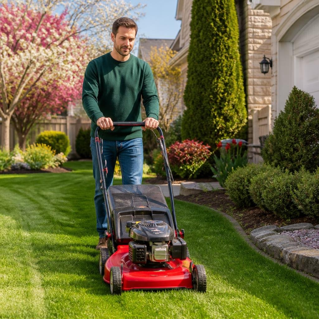 Spring Lawn Care Tips Using a Push Mower in Orléans