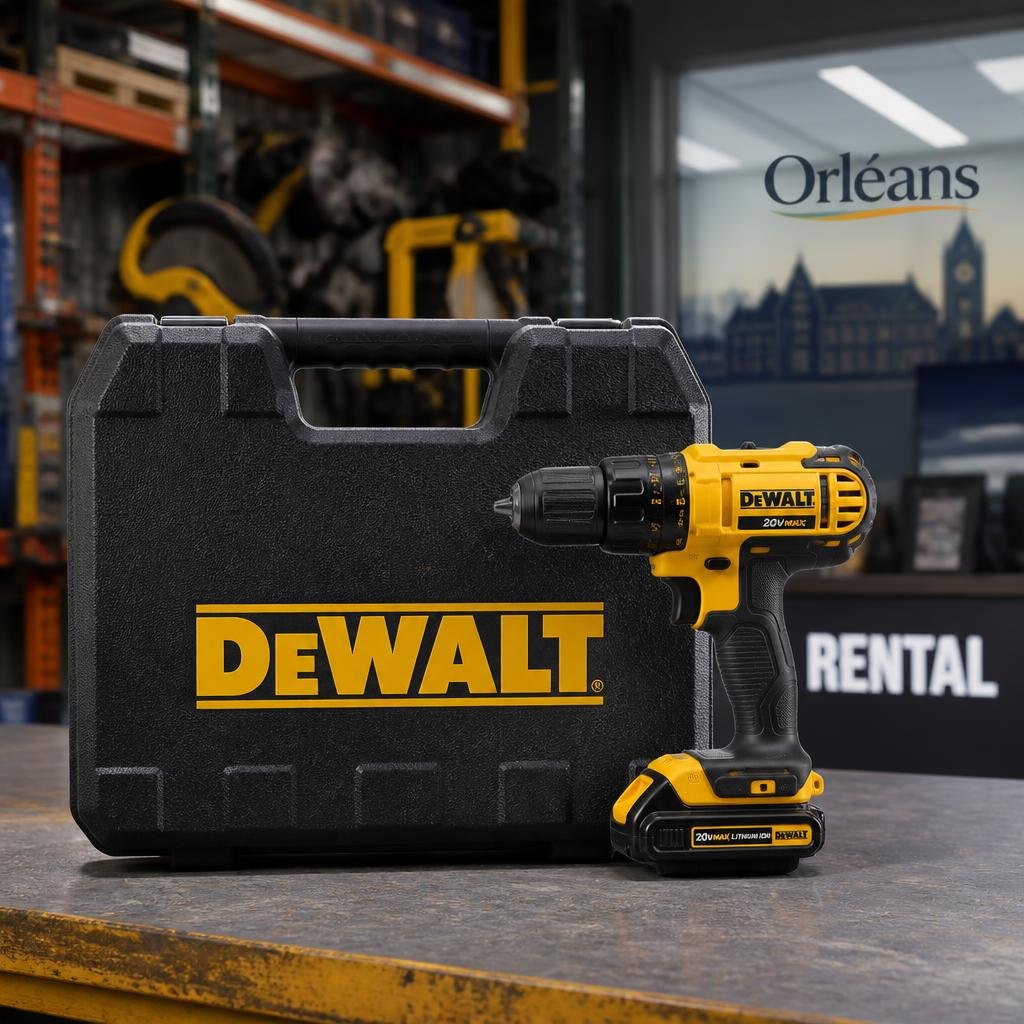 How to Rent a DEWALT 20V MAX Drill in Orléans
