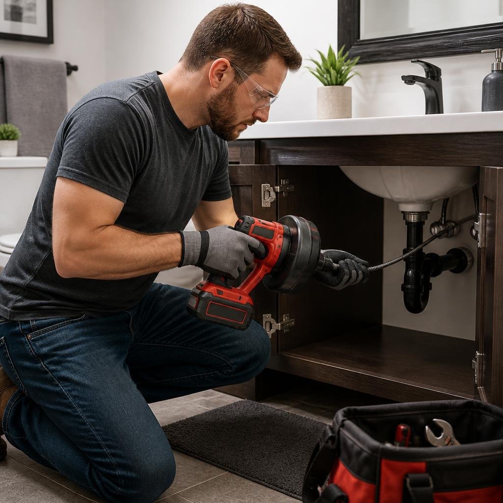 How to Clear a Clogged Drain in Orléans with a Cordless Snake