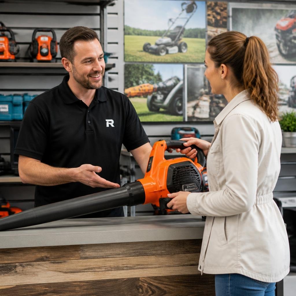 How to Rent a Cordless Leaf Blower in Orléans