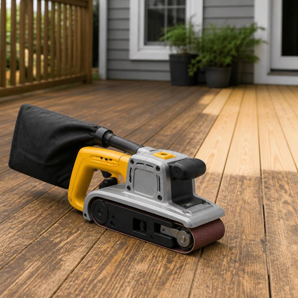 Should You Rent a 3x21 Belt Sander for Deck Refinishing?