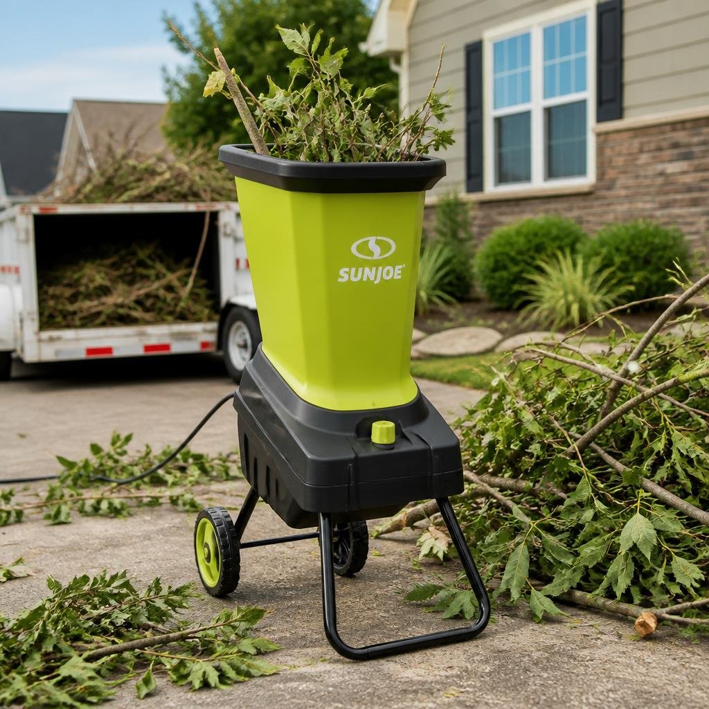 Renting a Sun Joe Wood Chipper for Small Branches in Orléans