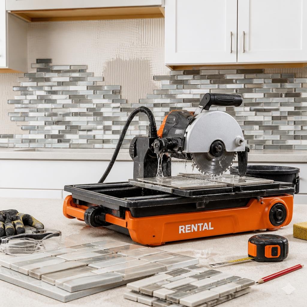 Wet Tile Saw Rental Tips for DIY Backsplash Projects in Orléans