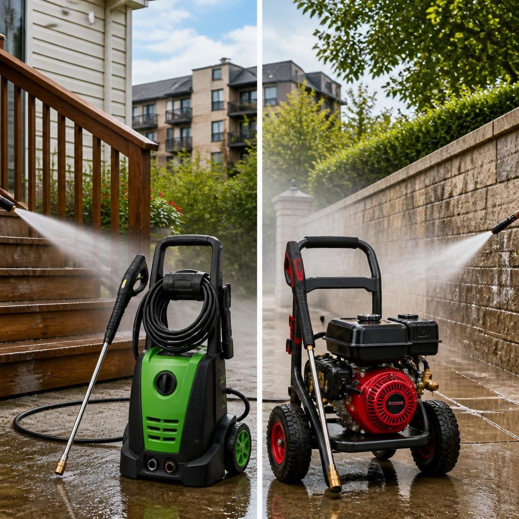 Electric vs Gas Pressure Washer Rentals: Which Is Better in Orléans?
