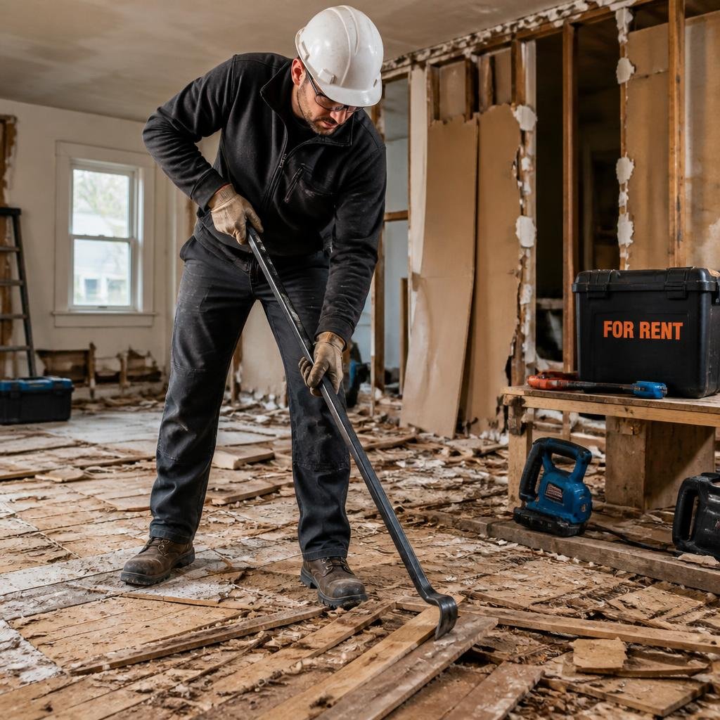 Renting Demolition Tools in Orléans: When a Gutster Pry Bar Helps