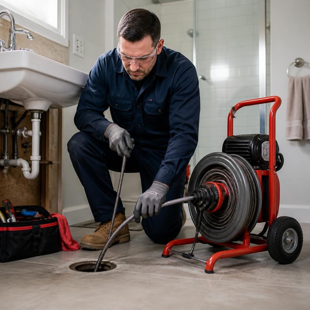 When Should You Use a 100FT Drain Auger for Clogs?